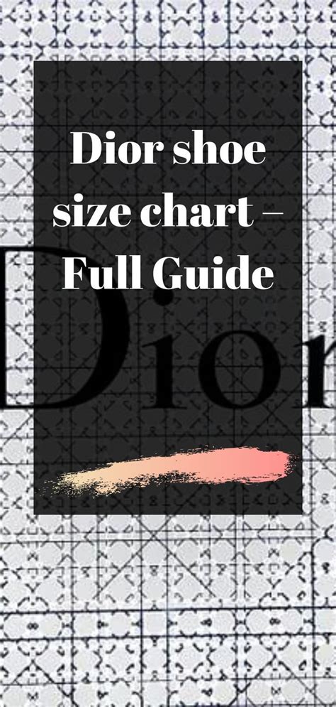 dior shoe sizes|christian dior shoe size chart.